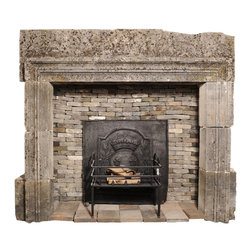 Firebox Stone inserts Herringbone & More (Mediterranean Style) - Indoor Fireplaces