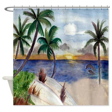 Tropical Paradise Shower Curtain