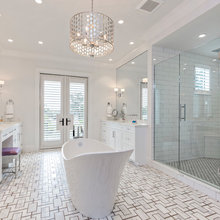 All White Coastal Bathroom