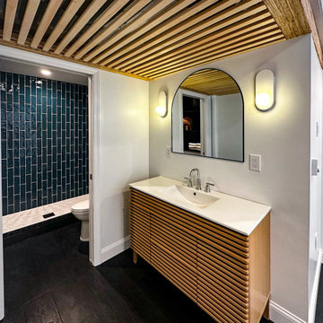 Maplewood, basement bath/bed Adittion