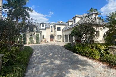 Beach style exterior home photo in Miami