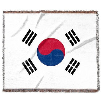 "South Korea Flag" Woven Blanket 60"x50"