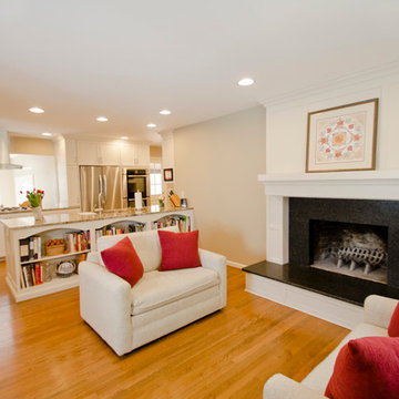 Open Concept Kitchen and Living Area