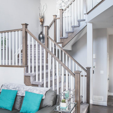 Stairs to the second floor