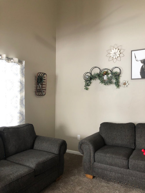 Corner Decor with Tall Wall