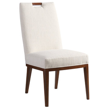 Tommy Bahama Home Island Fusion Coles Bay Side Chairs, Ivory, Set of 2