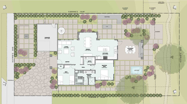 Traditional Site And Landscape Plan by Dylan Chappell Architects