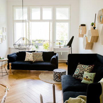 Ein Hauch von Kapstadt: Modernes Design trifft Gründerzeit-Wohnung