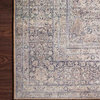 Durable Printed Wynter Area Rug by Loloi, Silver/Charcoal, 7'-6" X 9'-6"