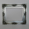 16x20 Large Vintage Silver Shabby Chic Picture Frame, Frames for Canvas, Glass/B