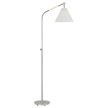 Remy Floor Lamp in Polished Nickel by Aerin