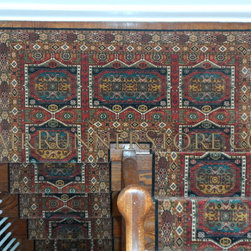 Double Landing Stair Runner Installations - Hall And Stair Runners