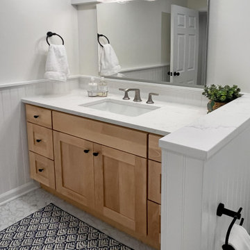 Basement Bathroom and Storage, Pennington NJ