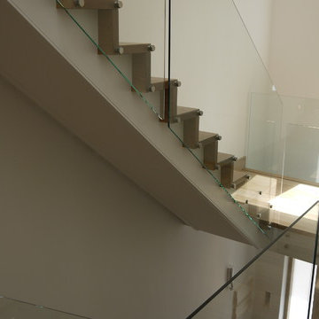 Cut and carriage string stairs - Gerrards Cross