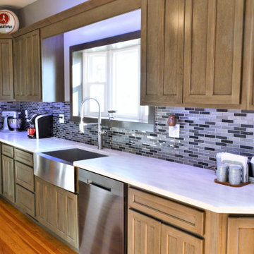 Star City, IN. Haas Signature Collection. Grey Farmhouse Styled Kitchen