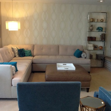 Mid Century Modern Family Room Renovation-After