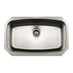 Whitehaus Collection - Whitehaus Collection WHNCUS2917 Stainless Steel Undermount Sink - Kitchen Sinks