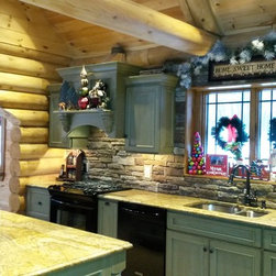 Custom Rustic Kitchen - Kitchen Cabinetry