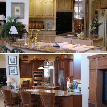 Cherry Wood Kitchen Remodel