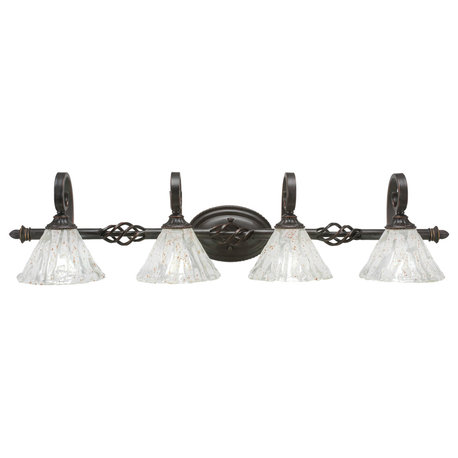 Elegante 4-Light Bath Bar, Italian Ice