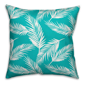 LR Home LR07369-MLTIIPL Banana Palm Throw Pillow 18 x 18 Multi