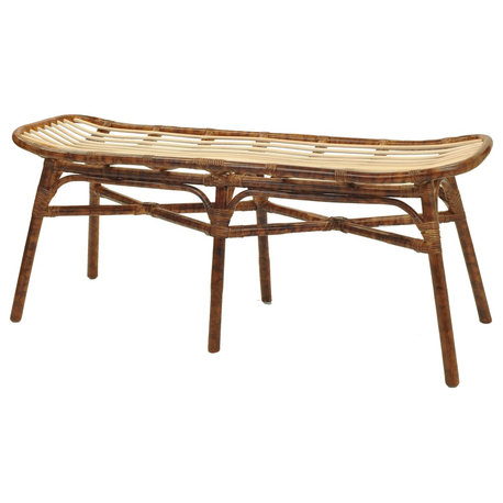 Beyla Rattan Bench
