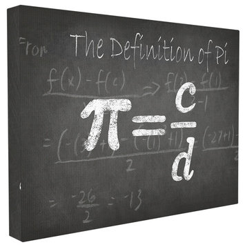 "The Definition of Pi" Stretched Canvas Wall Art