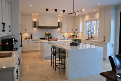 Ancaster Contemporary Double Island Kitchen