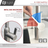 STYLISH Kitchen Sink Faucet Single Handle Pull Down Dual Mode Stainless Steel