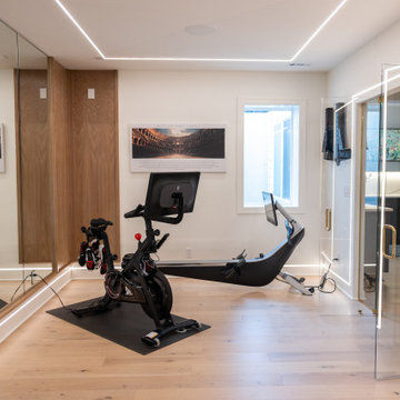 Luxury Basement Remodel with Custom Bar, Wine Display & Wellness Retreat