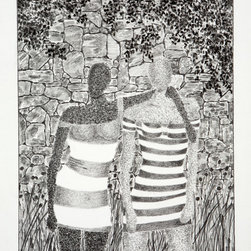 Large Contemporary Graphite Art - Products