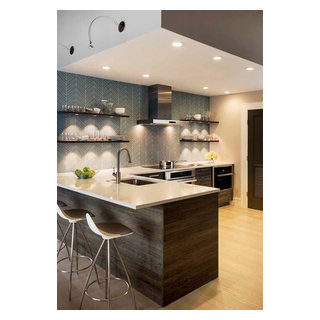 Seaport District Loft - Contemporary - Kitchen - Boston - by CHARLES ...