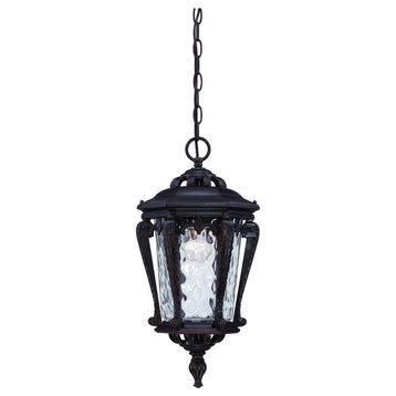 Stratford Collection Hanging Outdoor Architectural Bronze Light Fixture