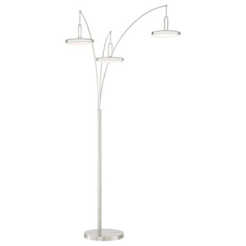 Lite Source LS-83278 Sailee 3 Light 90" Tall Integrated LED Tree - Brushed