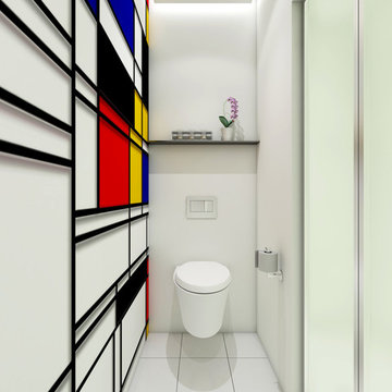 Pattern Pop Powder Bathroom