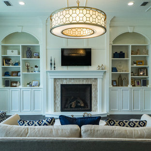 This is an example of a mediterranean living room in Miami.