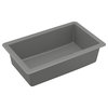 Karran Undermount Quartz 32" Single Bowl Kitchen Sink Kit, Grey