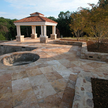 Travertine, granite & limestone applications