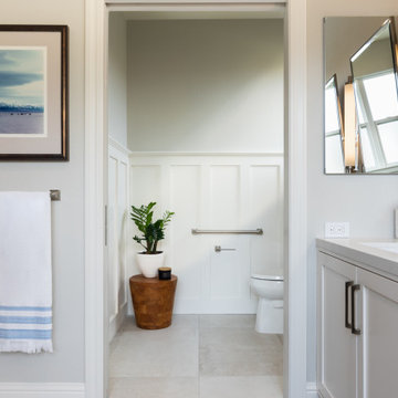 VA Accessibility Pocket Door Water Closet