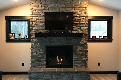 Example of a living room design in Other