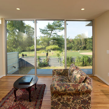 Bethesda Contemporary addition family room