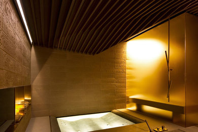 Photo of a contemporary bathroom in London.