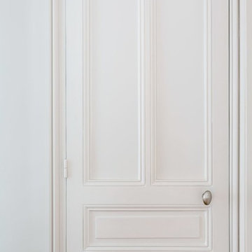 Un appartement Haussmanien féminin et chic