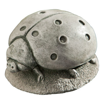 Campania Ladybug, Cast Stone Animal Statue Garden Art