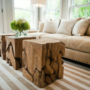 Sun Room with Organic Root Blocks