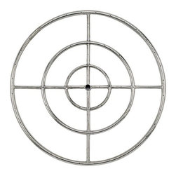 All Backyard Fun - DIY Fire Pit Ring Burner, 30" - Fire Pit Accessories