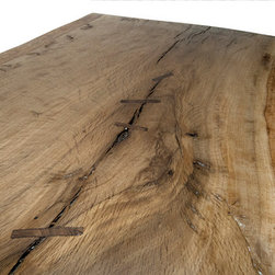Live Edge Coffee Table With Inlay Details - Coffee And Accent Tables
