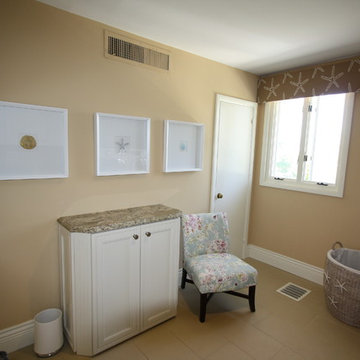 North Caldwell NJ Transitional Kitchen - 2 Islands w-seats - white painted maple