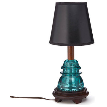 Insulator Light Table Lamp, LED 120V/6W 500 Lumens, Blue
