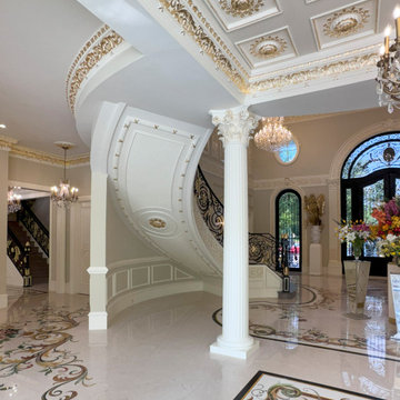 Project #135 | A Vibrant Double Curved Staircase